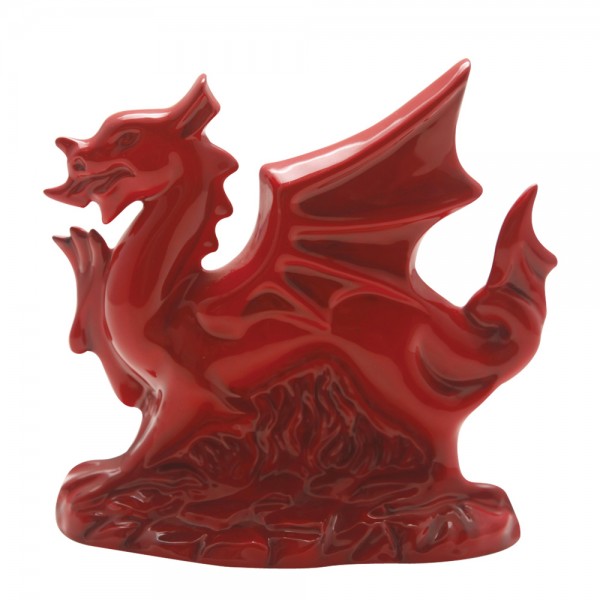 M09001 ROYAL CROWN DERBY 置物 Welsh Dragon 品質保証書付 - www