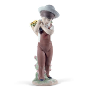 Gathering Flowers 01008675 - Lladro Figurine - 60th Anniversary Collection